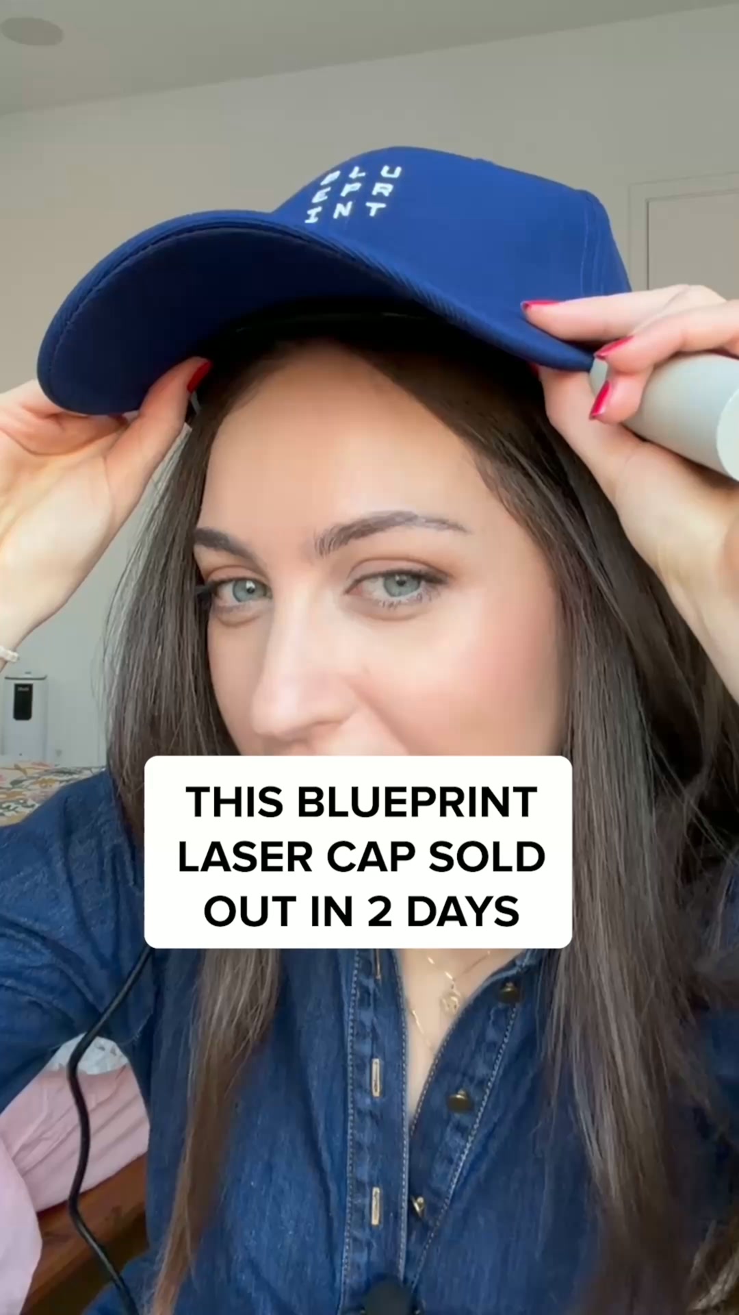 Blueprint Longevity Facebook ad: Reverse hair loss in 16 weeks.
