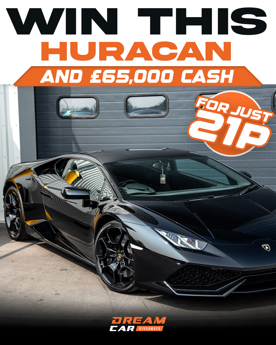 Dream Car Giveaways Facebook ad