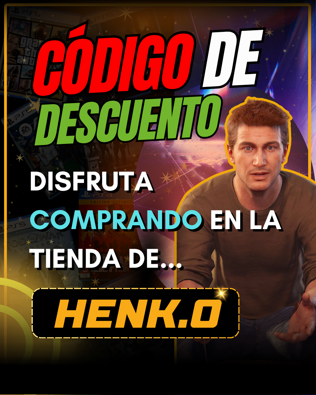 HenK.O Facebook ad: CUPÓN: HENK.O