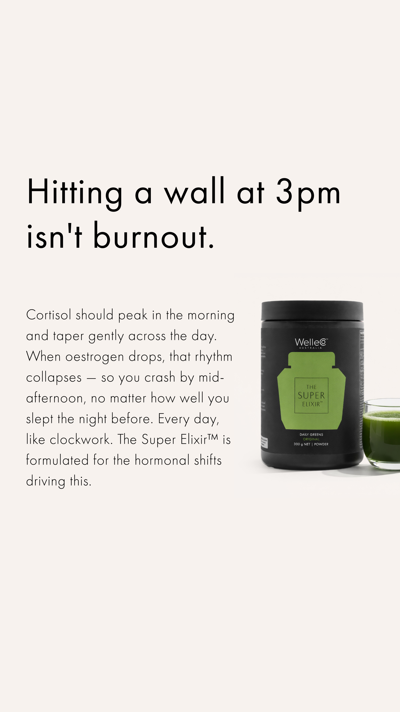 WelleCo Facebook ad