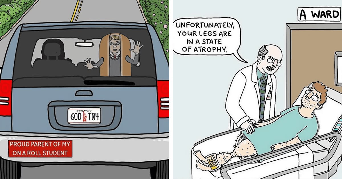 3 2 Trending News H Real Facebook ad: Artist Makes Comics With Unexpected Endings For Those With…