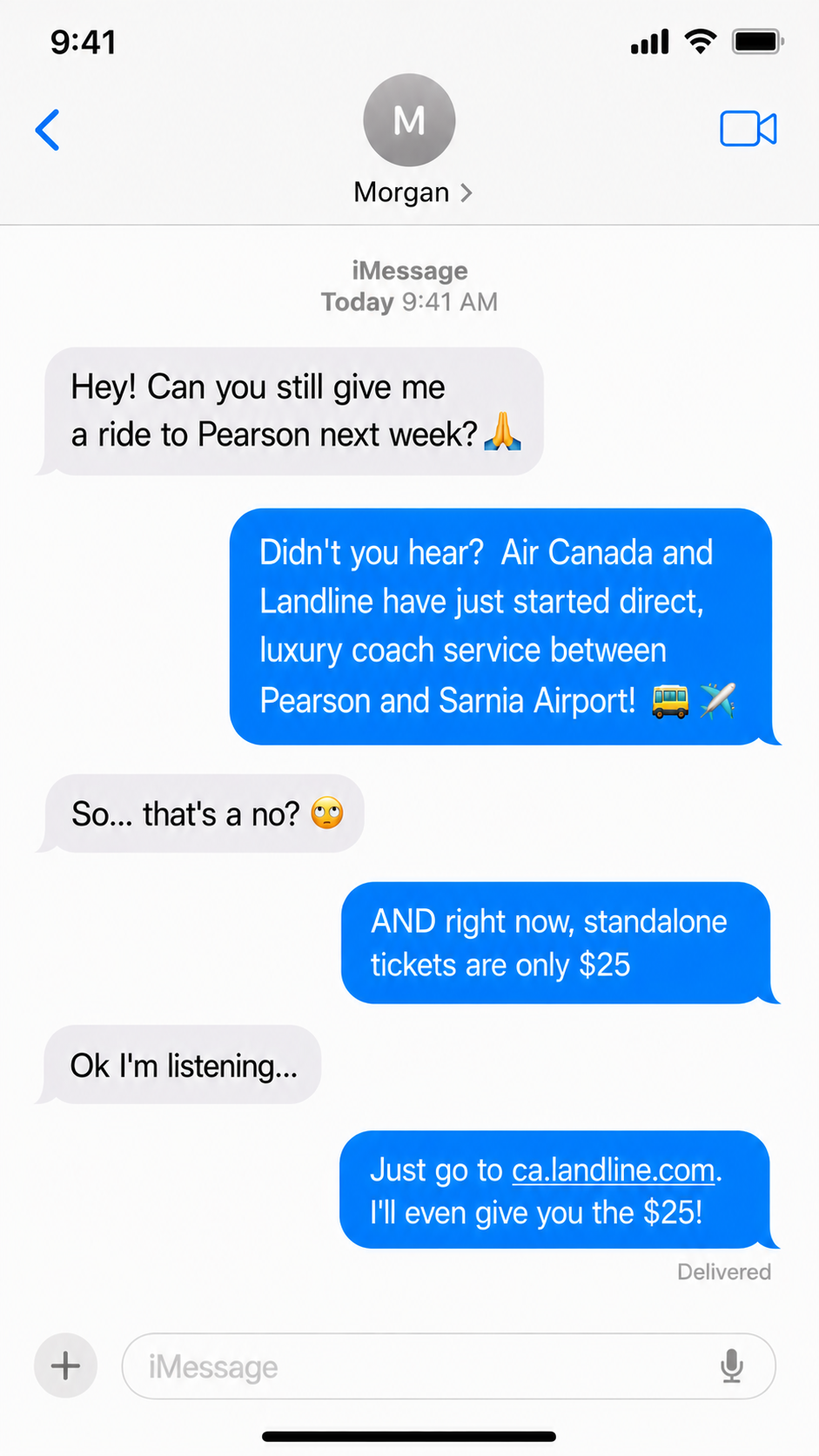 The Landline Company Facebook ad