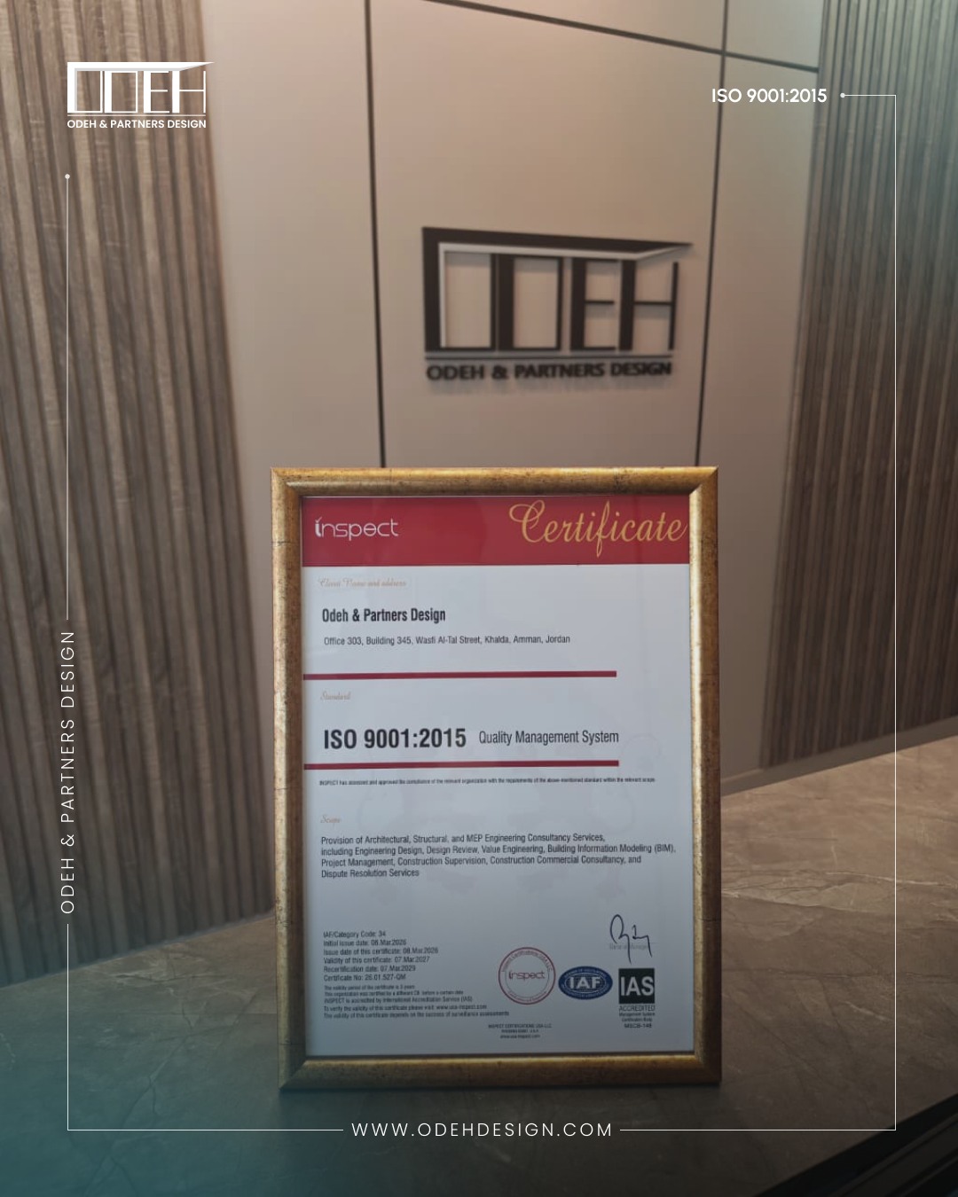 ODEH & Partners Design Facebook ad: ODEH & Partners Design is proud to announce…