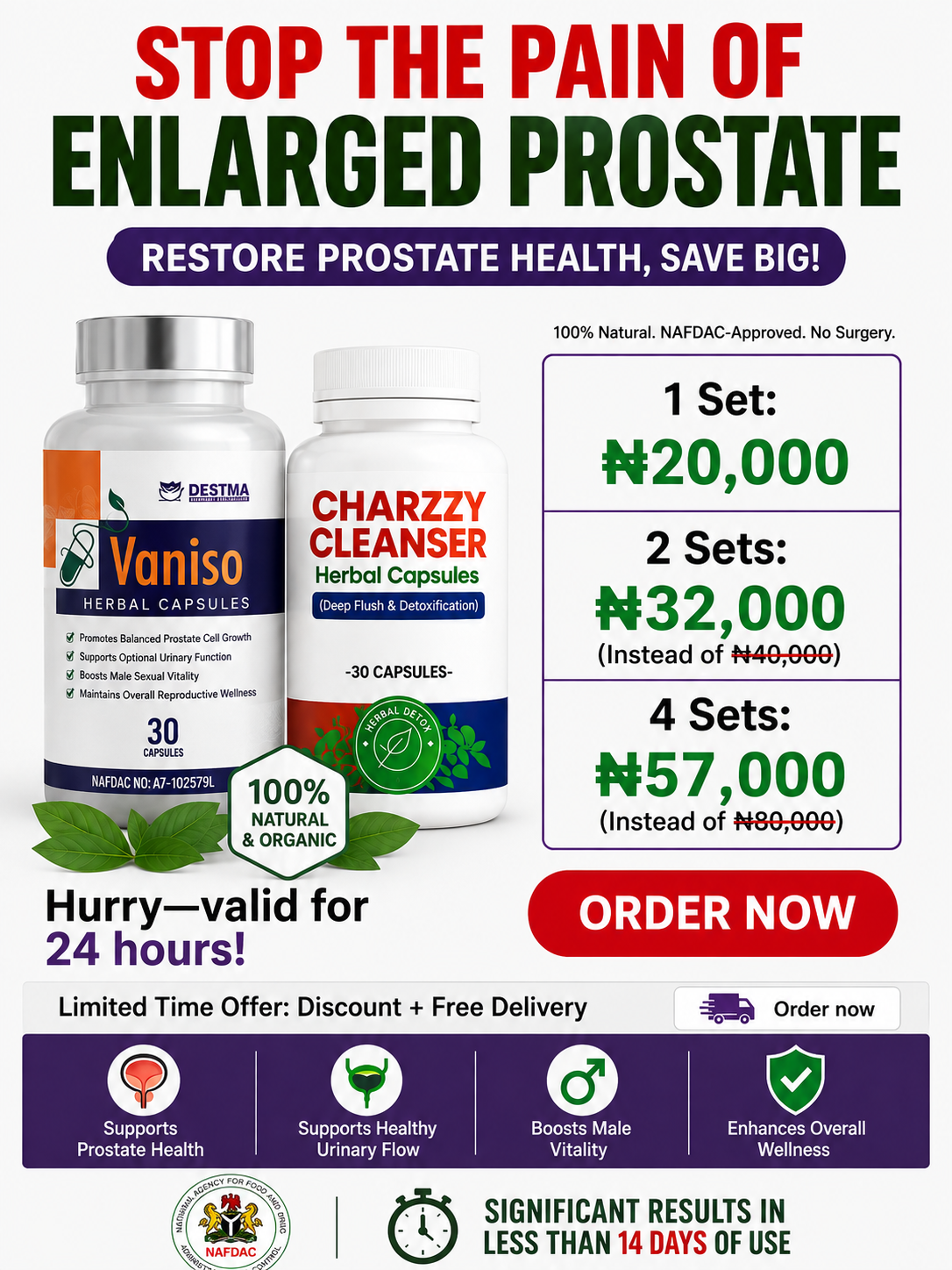 Green herbals Facebook ad