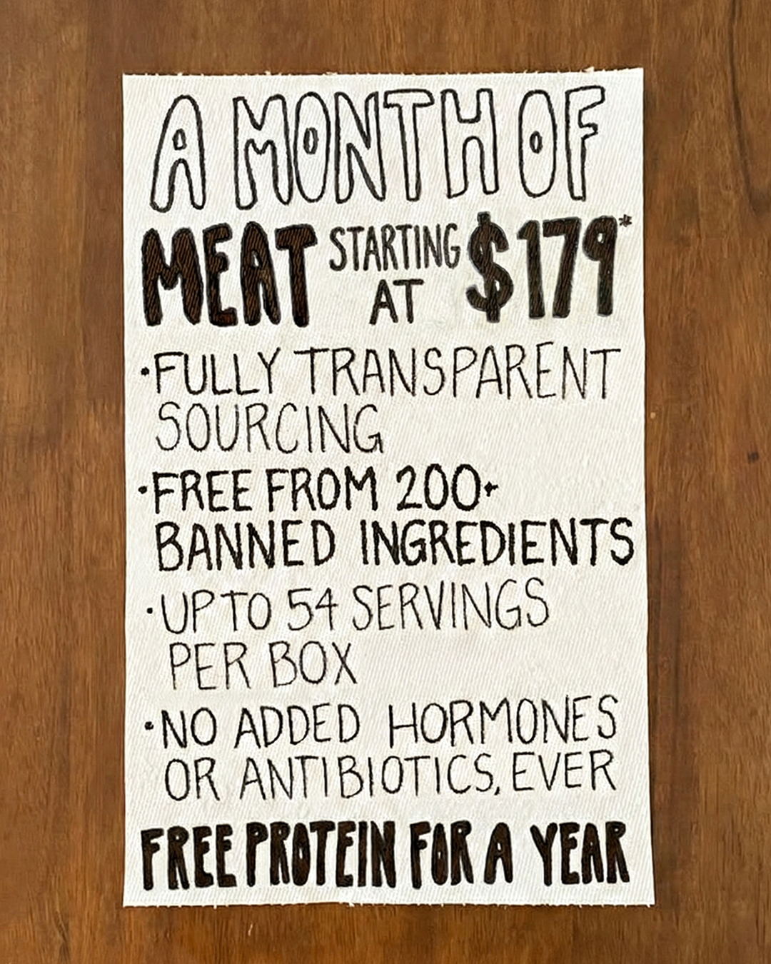 ButcherBox Facebook ad