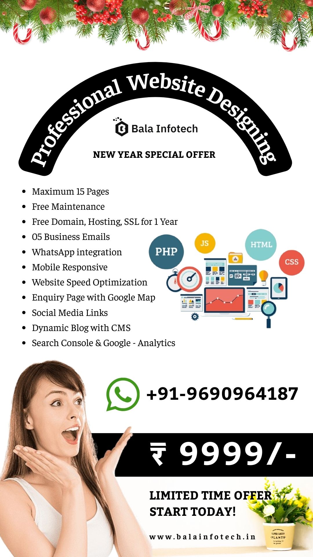 Bala Infotech Facebook ad from Jan 4, 2026