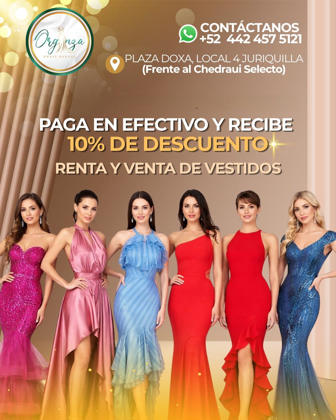 Organza Dress Rental Facebook ad