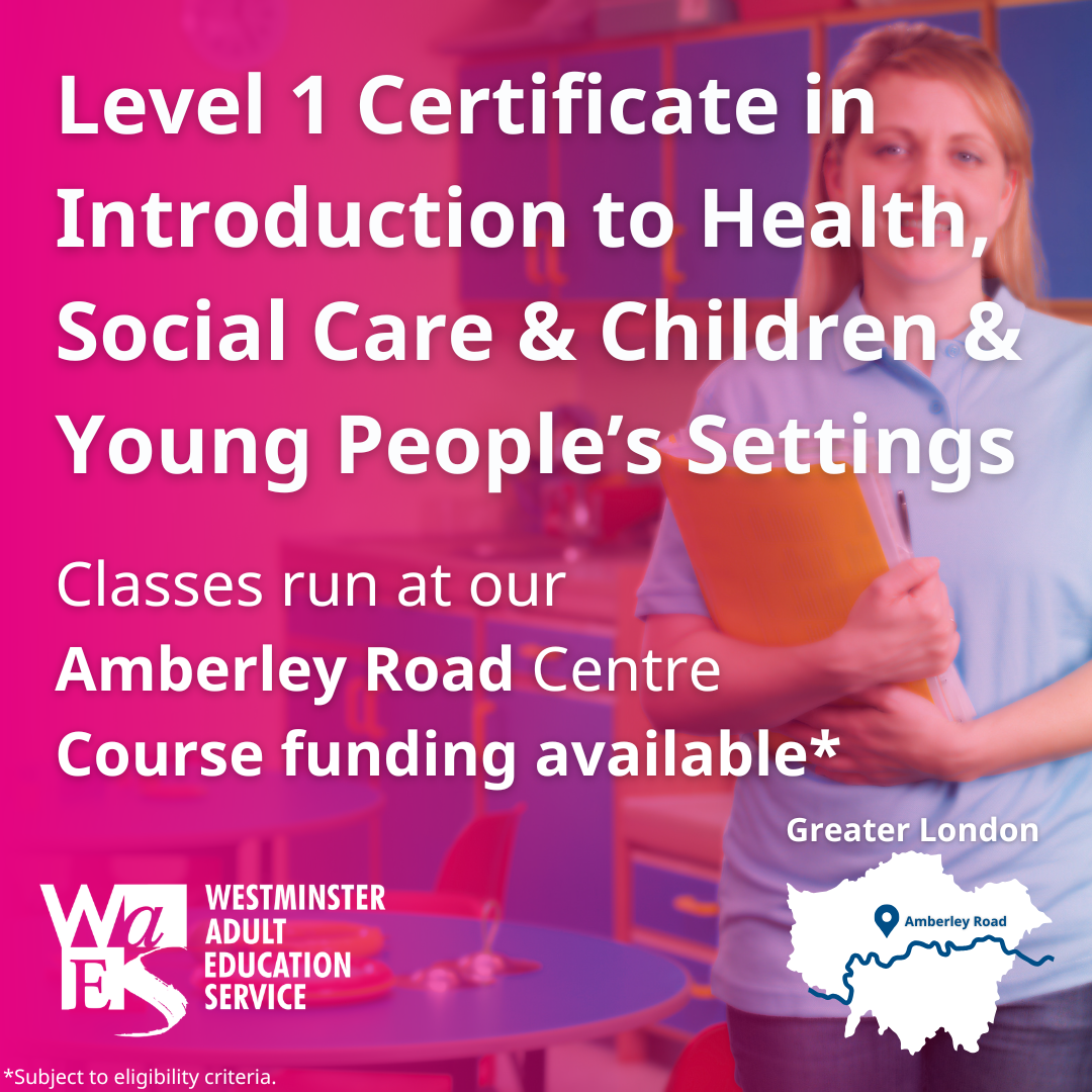 Westminster Adult Education Service Facebook ad