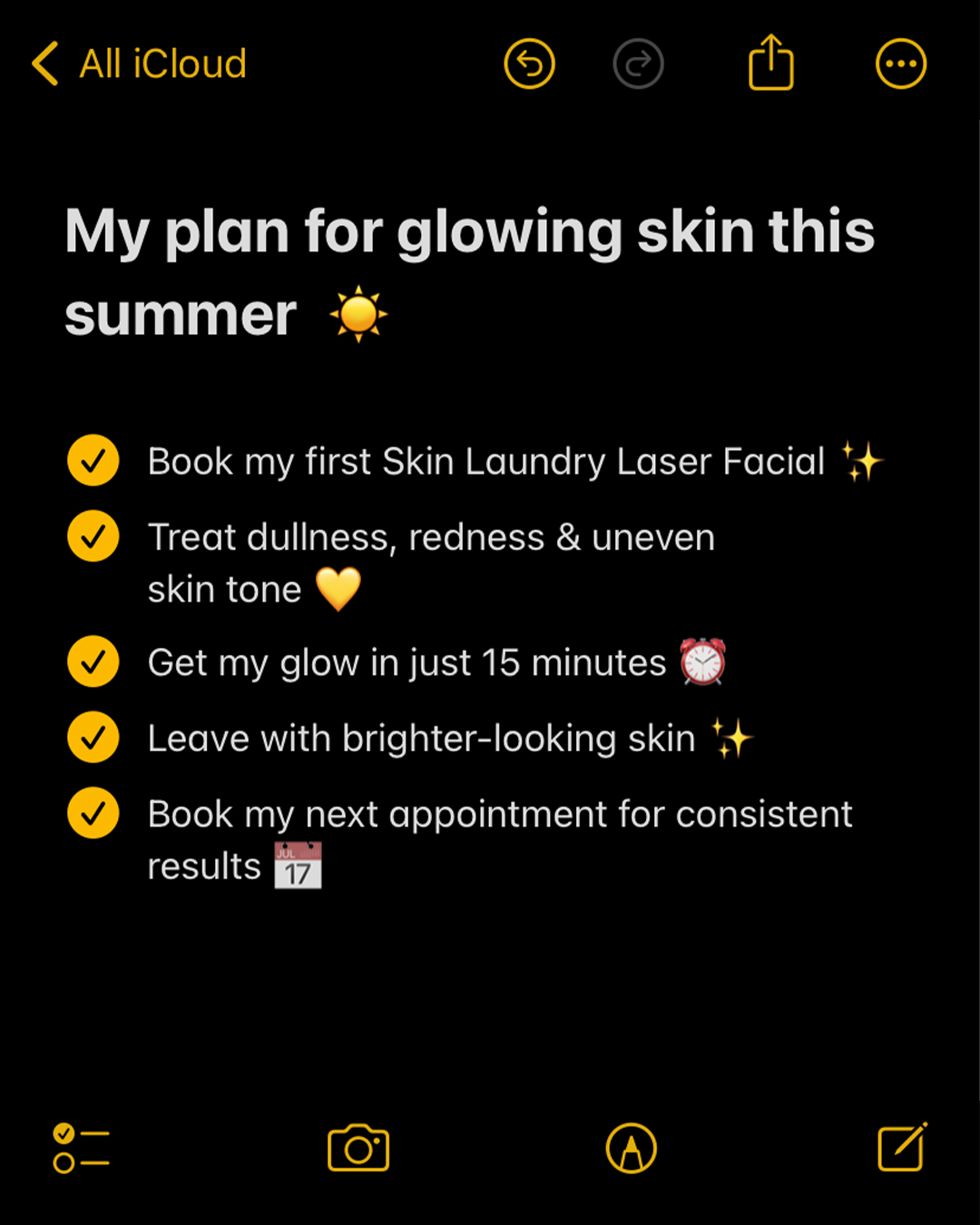 Skin Laundry Facebook ad