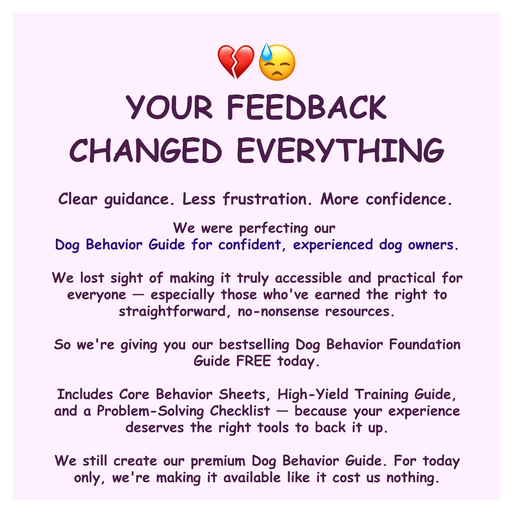 Preety Paws Facebook ad: Free Today!