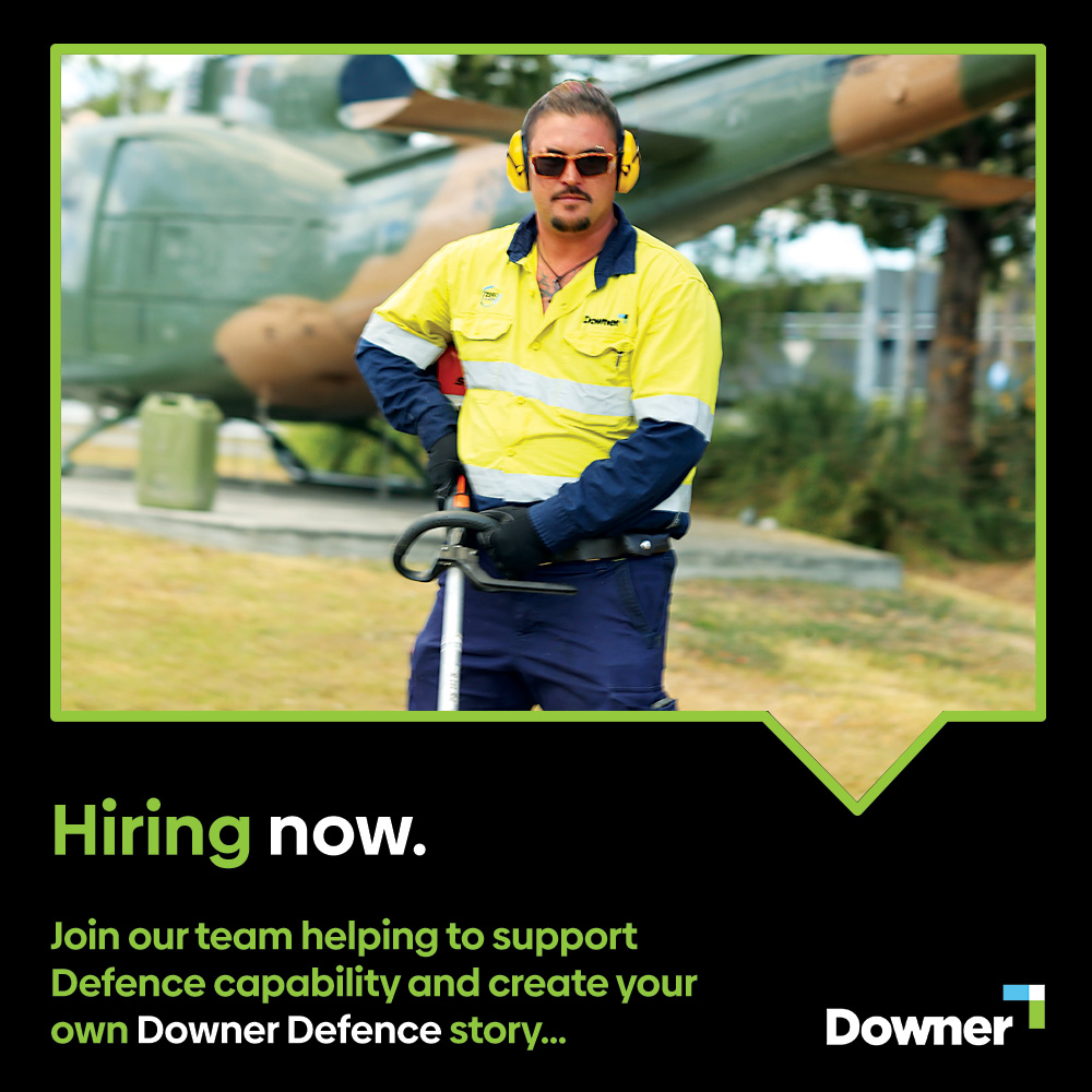 Downer Group Facebook ad: DOWNER DEFENCE - Property & Asset Services