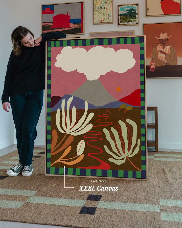 GoodMood Facebook ad: Discover XL canvas art that brings your walls to life