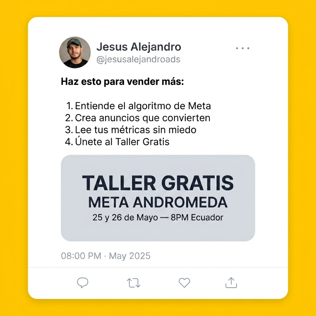Jesús Alejandro Ads Facebook ad: Aprende a vender con Facebook & Instagram
