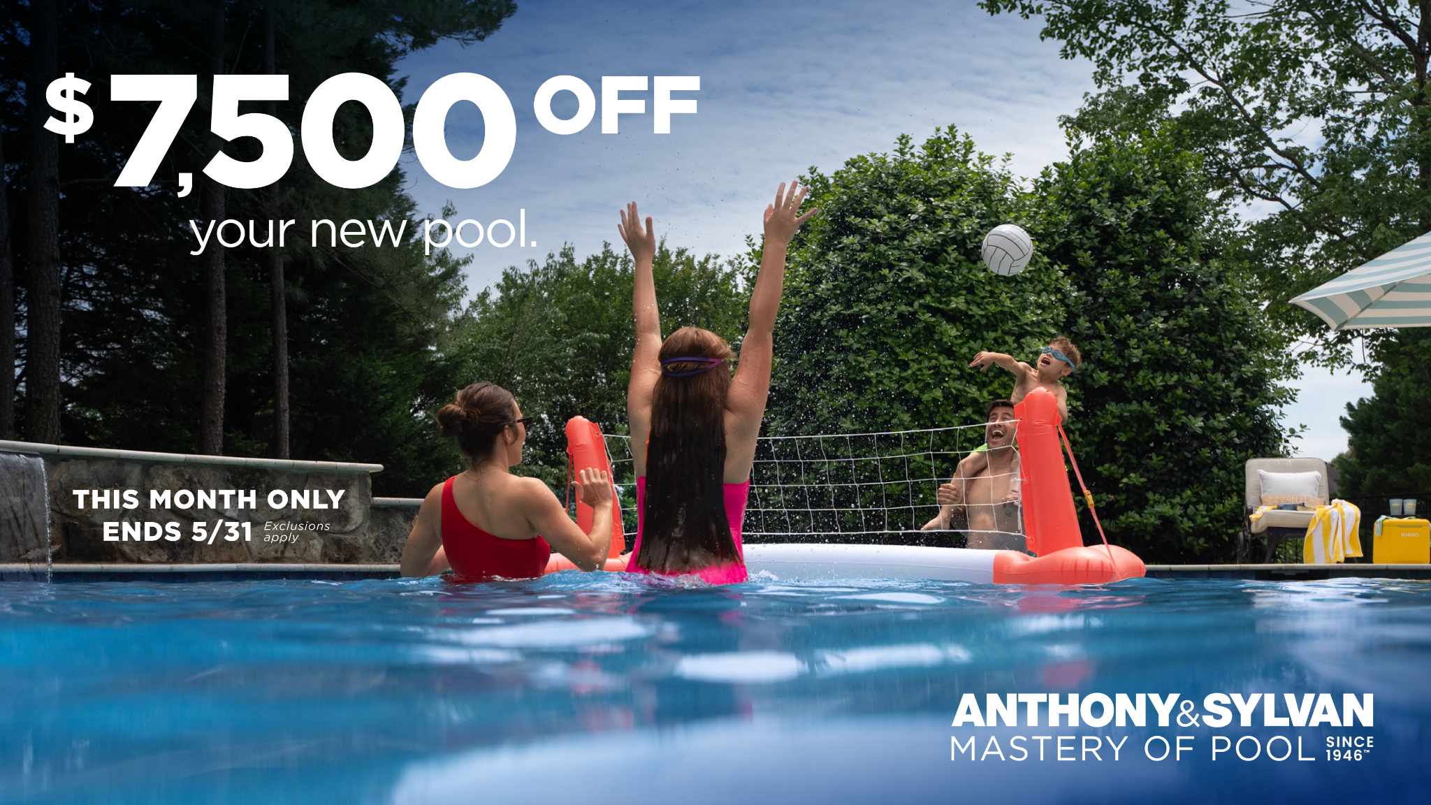 Anthony & Sylvan Pools Facebook ad