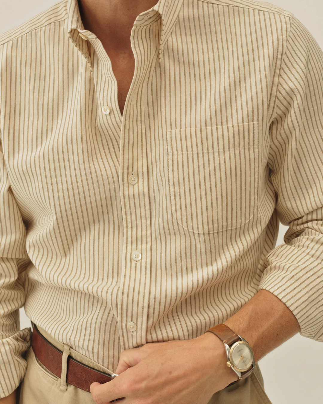 Buck Mason Facebook ad: California Oxford BD Shirt