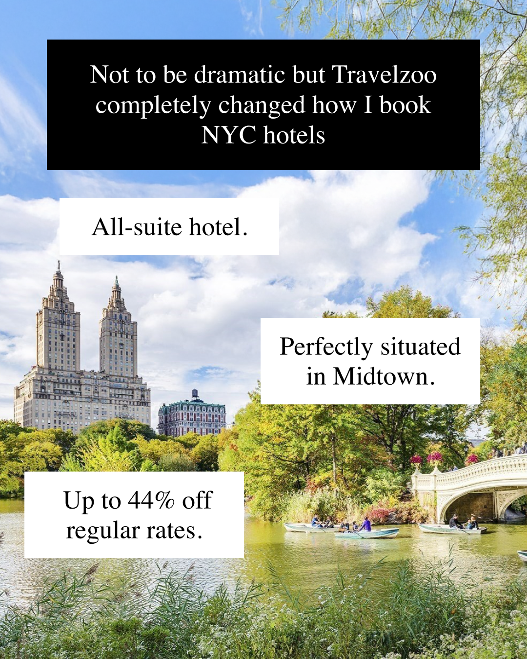 Travelzoo Facebook ad