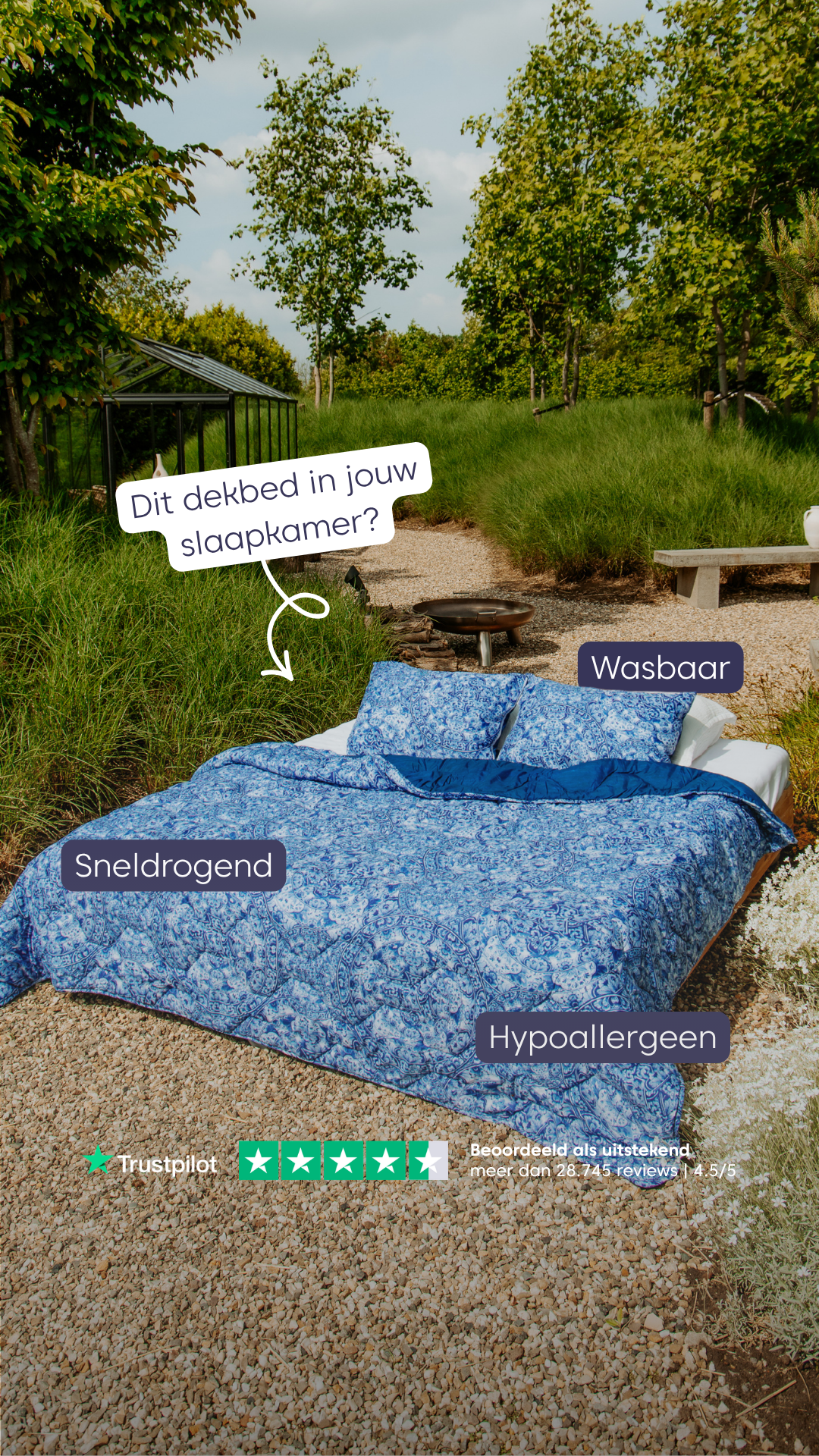 HappyBed Facebook ad