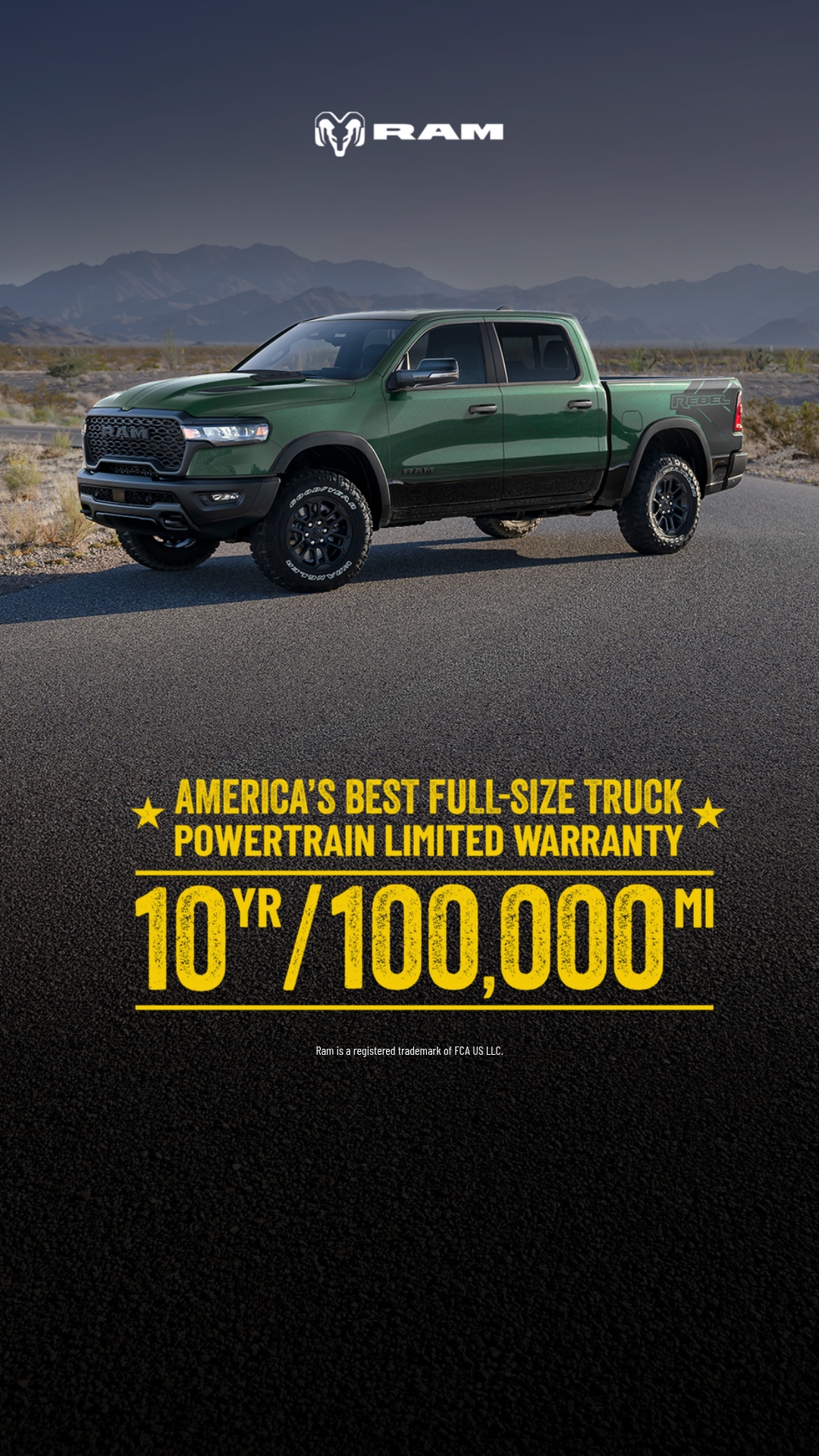 Ram Trucks Facebook ad