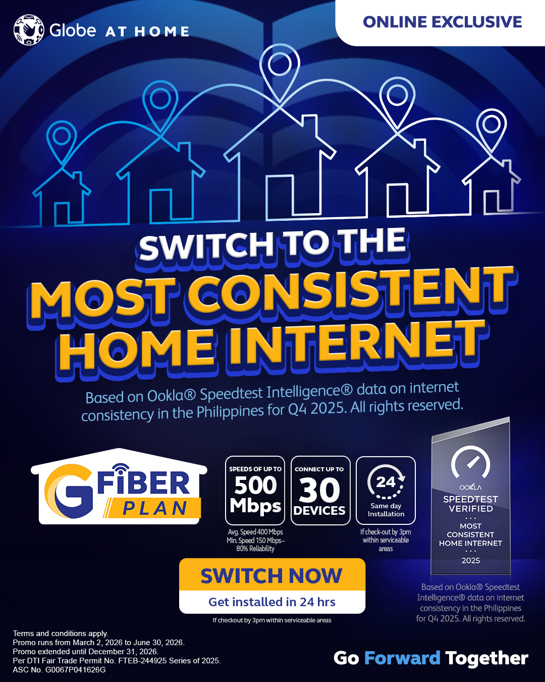 Globe At Home Facebook ad