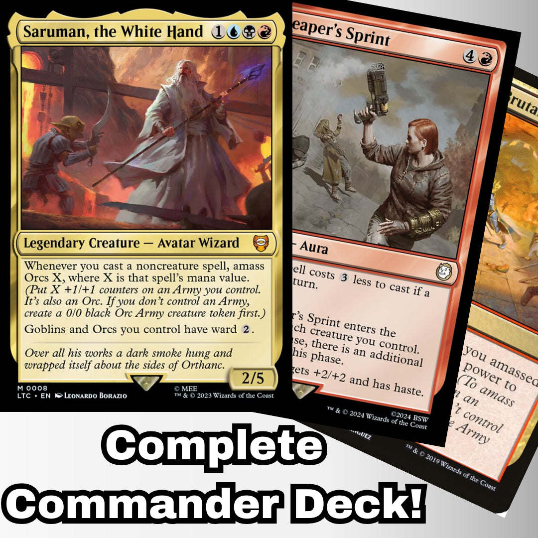 Moonveil Games Facebook ad: Ready to Play Commander Decks Built By Experienced…