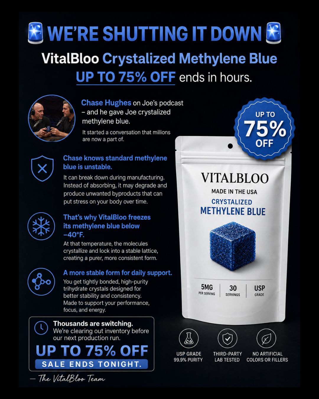VitalBloo Facebook ad: Tingling or Numbness? Try This