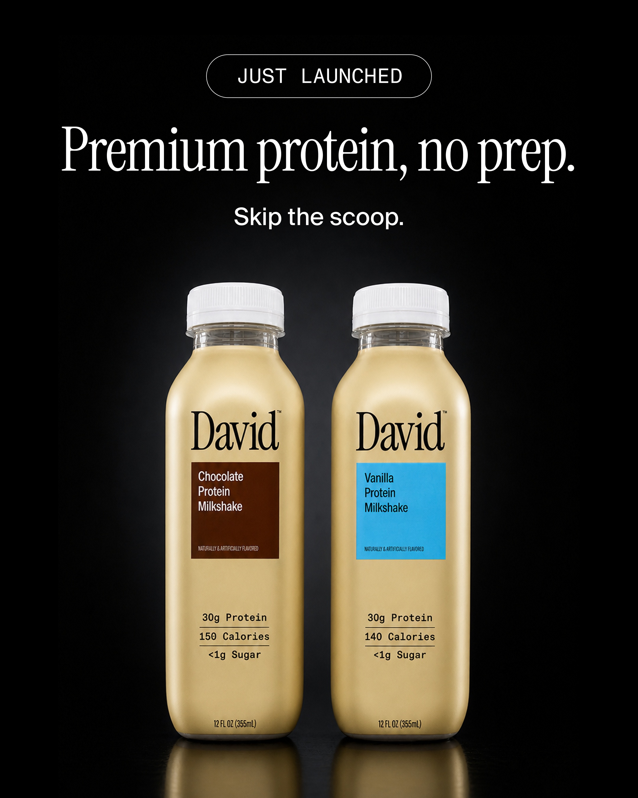 David Protein Facebook ad