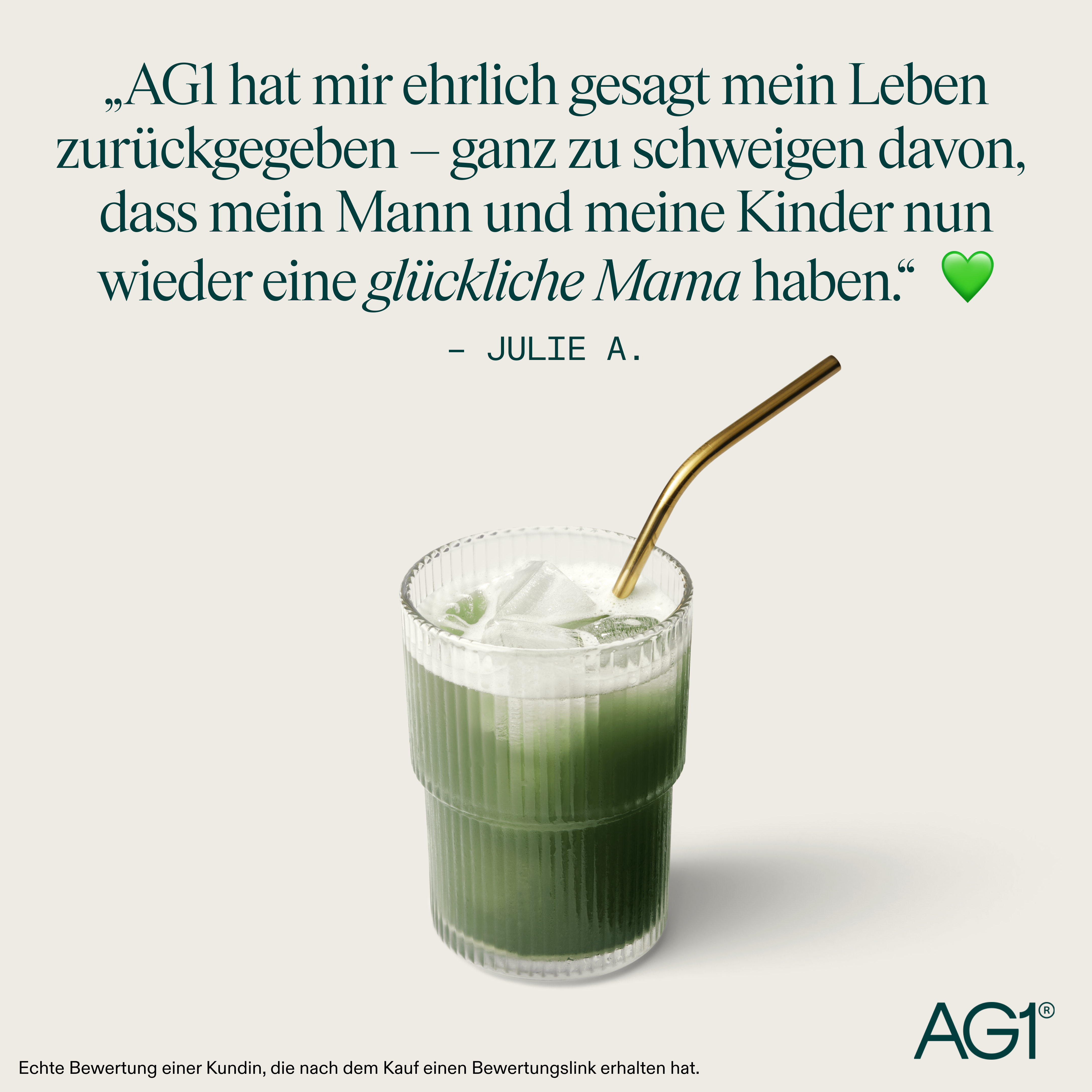 AG1 Deutschland Facebook ad