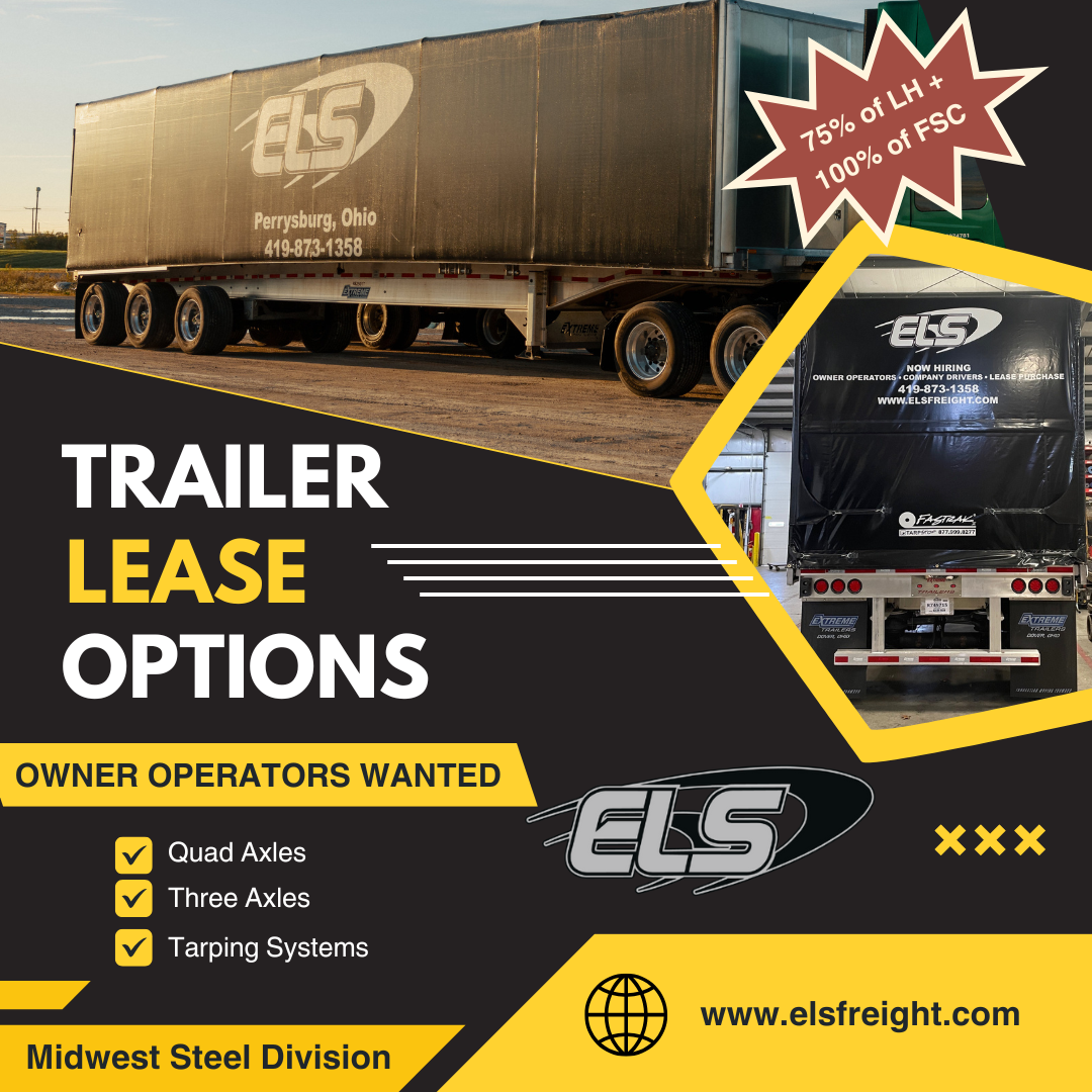 ELS Freight Facebook ad: Midwest Steel Haulers