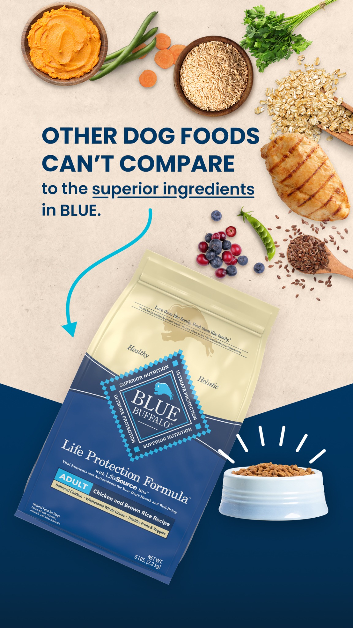 Blue Buffalo Facebook ad