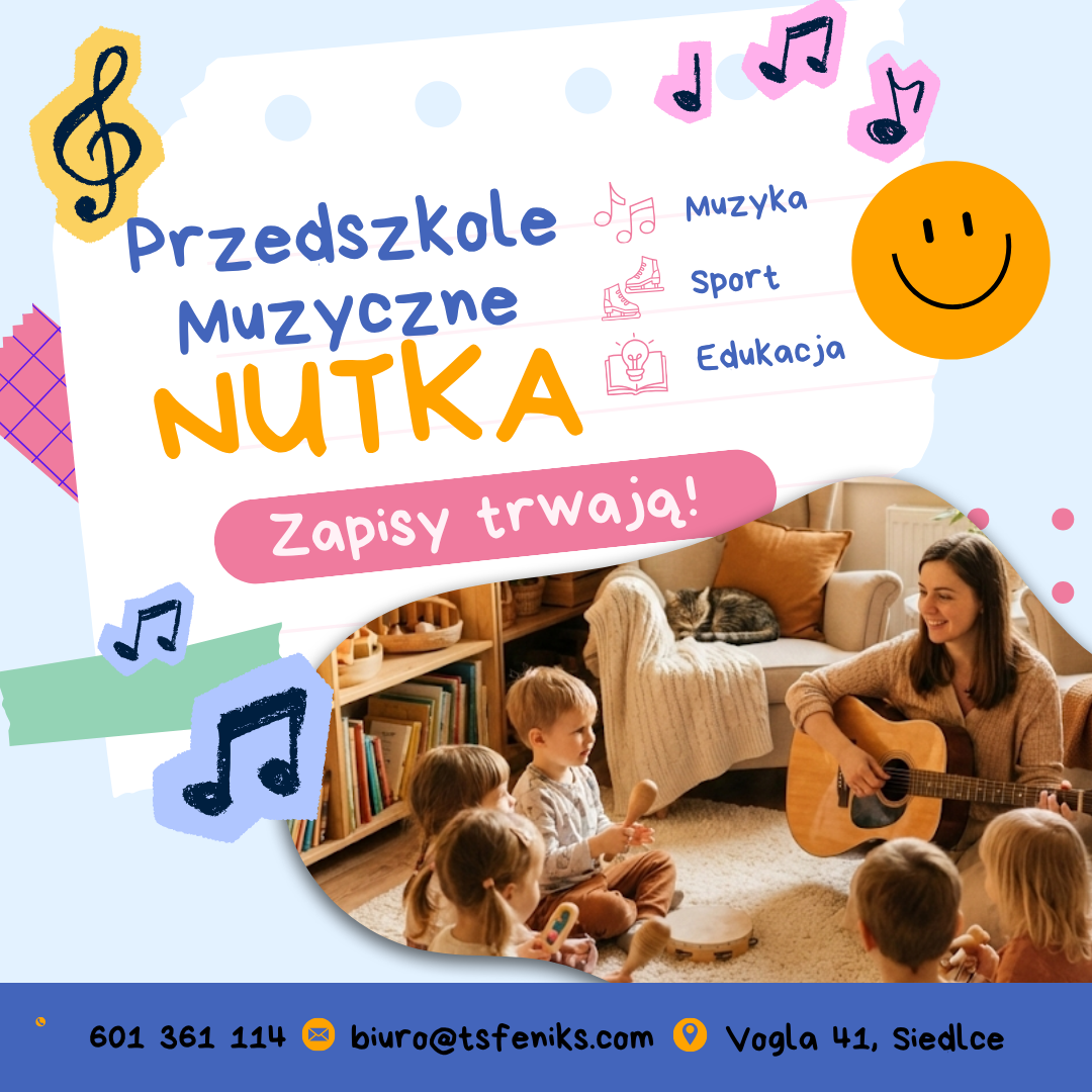 Przedszkole Muzyczne,Nutka Facebook ad: Nabór do przedszkola