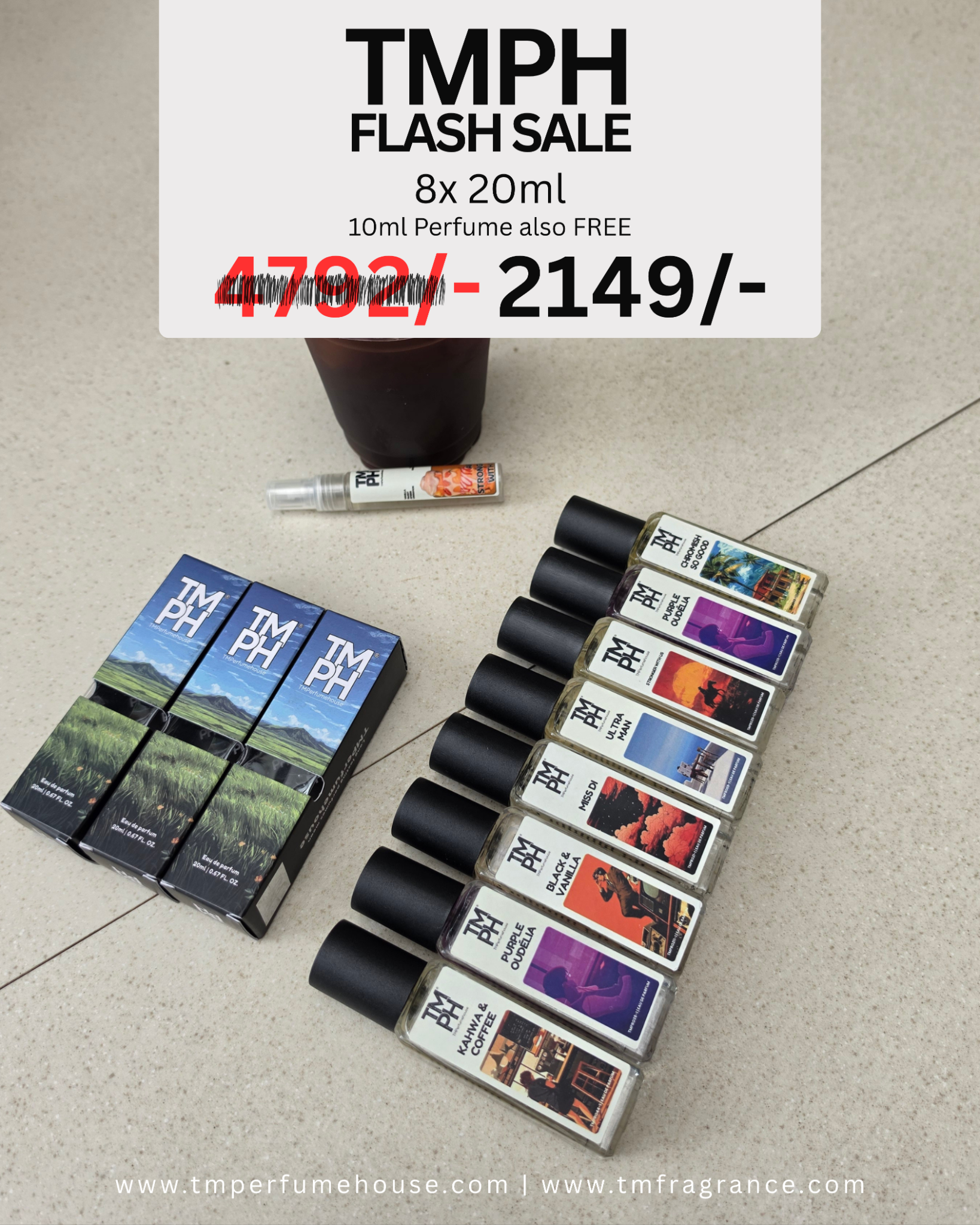 Tmperfumehouse.in Facebook ad: Get 10ml perfume absolutely free today.