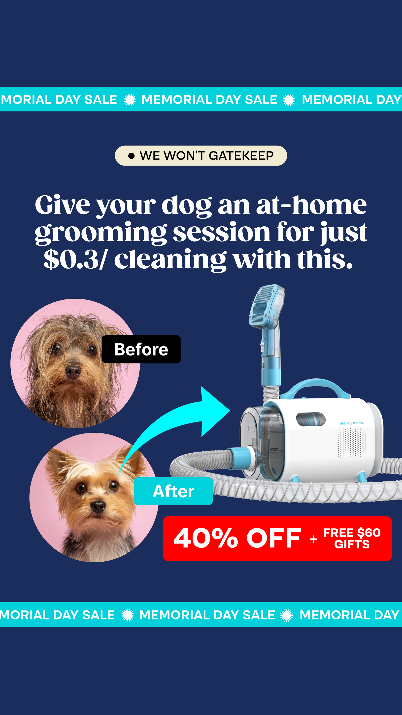 Uproot Clean Facebook ad