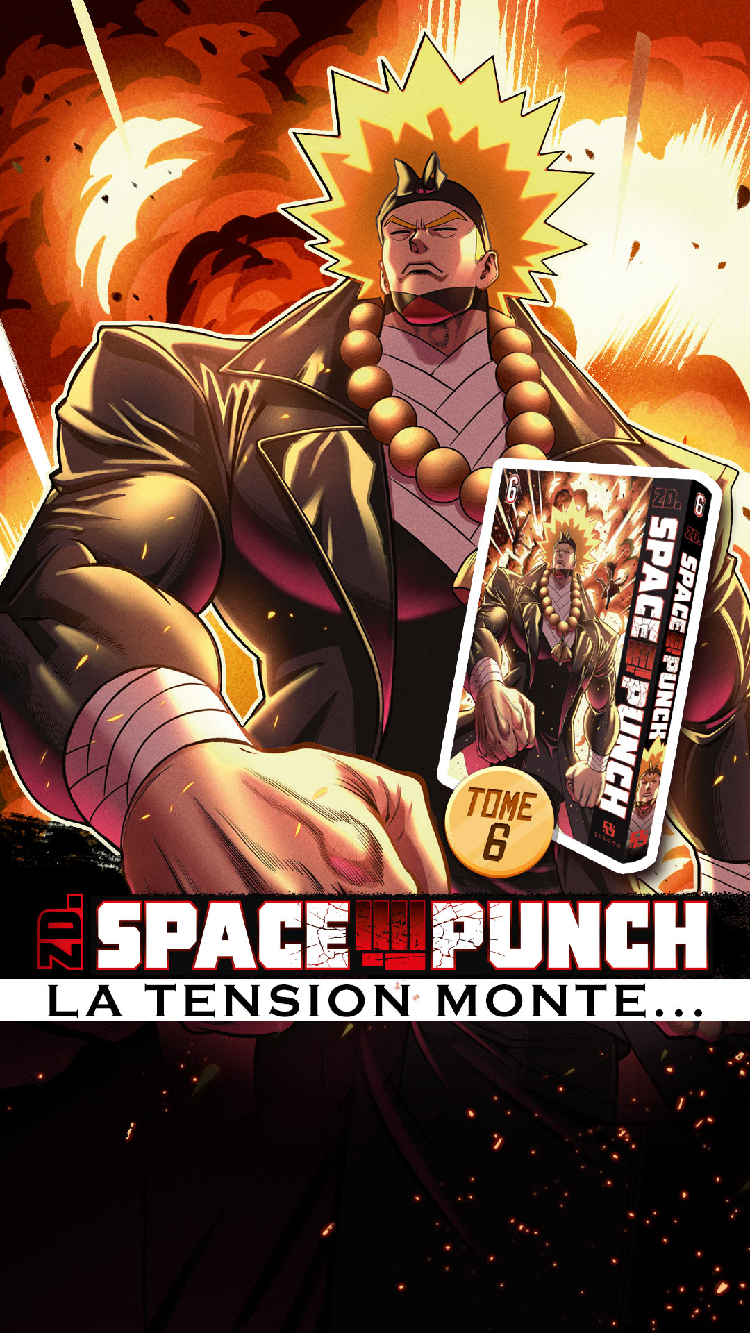 Ankama Editions Facebook ad: Space Punch tome 6