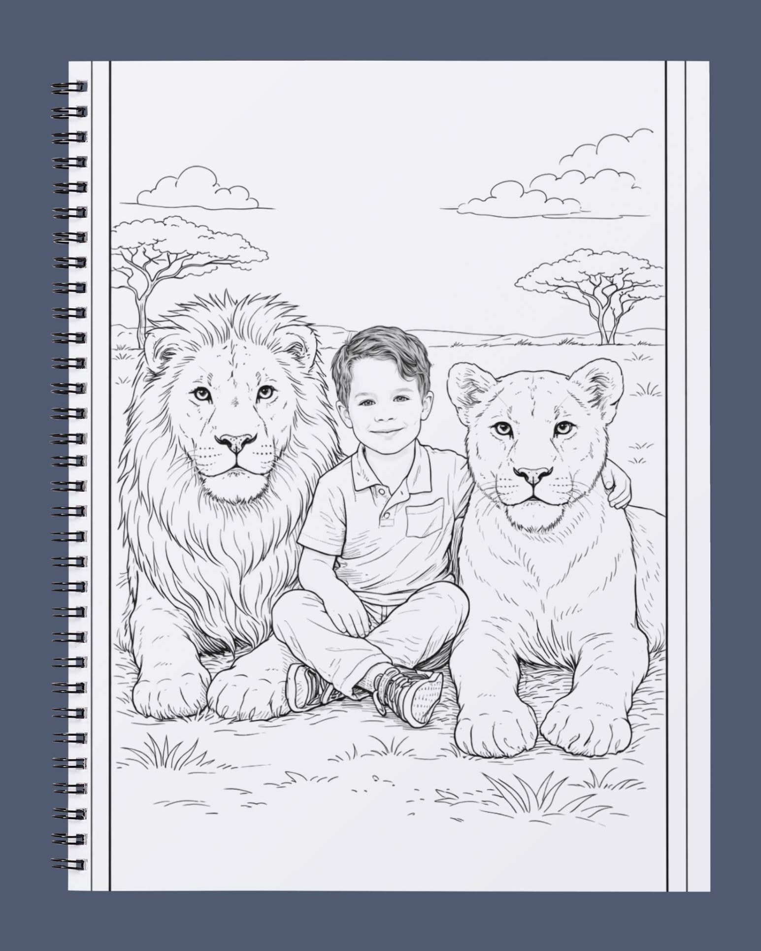 Jenna Zaza Facebook ad: Personalized Colouring Book for kid and adults