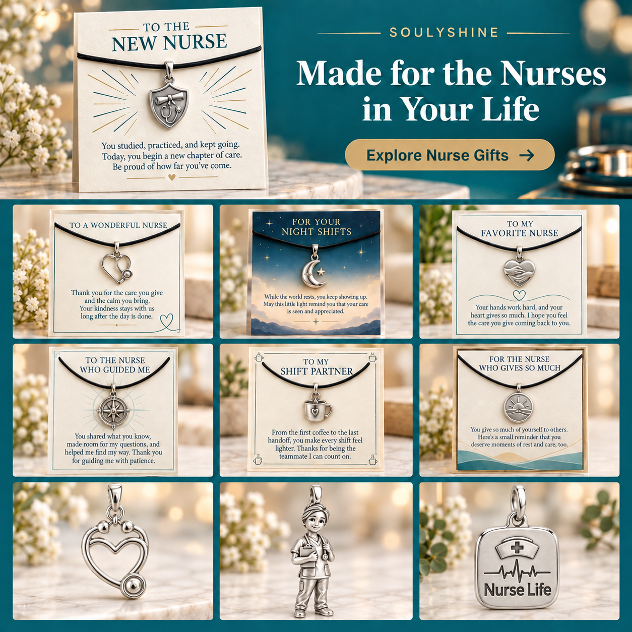 Soulyshine Facebook ad: Honor the Heart of Care