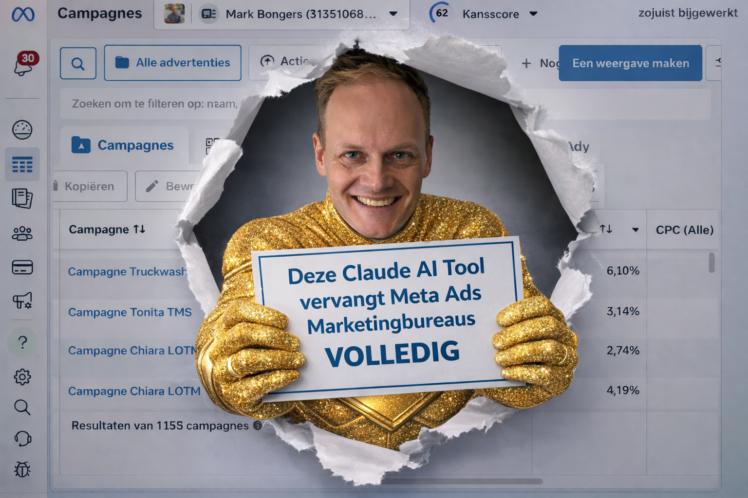Mark Bongers Academy Facebook ad