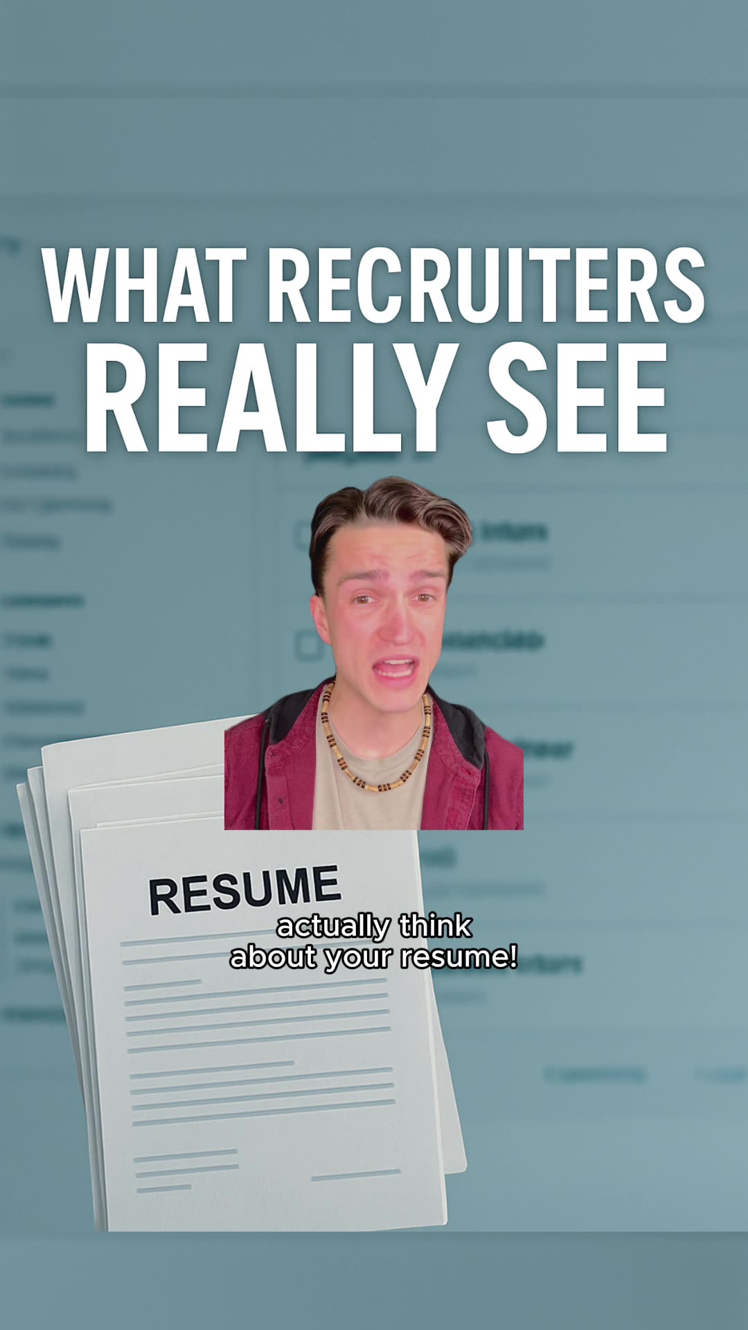 Resume.co Facebook ad: Fast & Easy Resume Creation