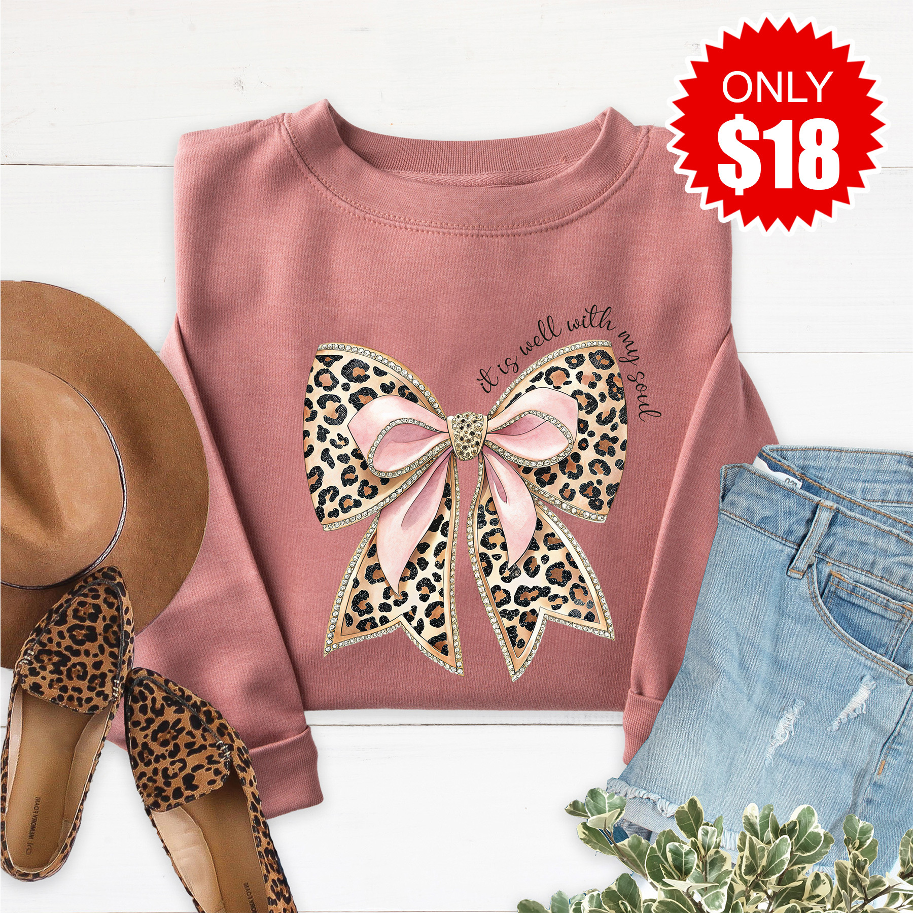 Love in Faith Facebook ad: Sweatshirts starting at $18 *while supplies last*