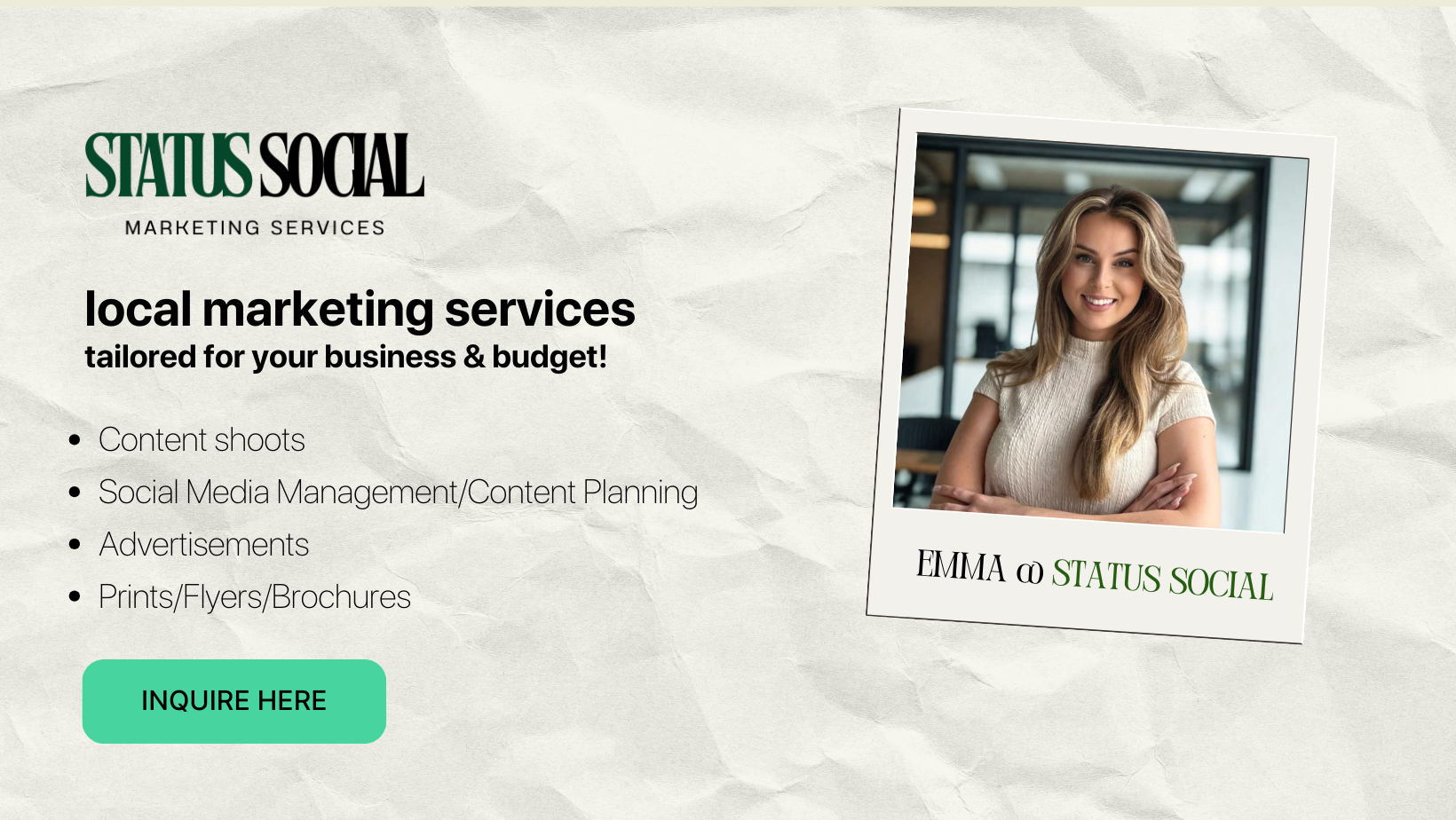 Status Social Facebook ad: Status Social | Social Media Marketing