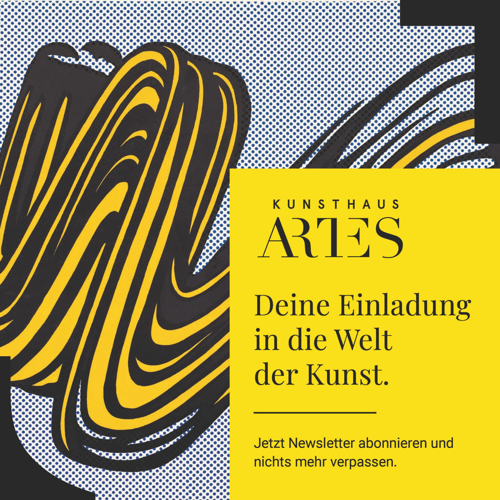 Kunsthaus ARTES Facebook ad: Kunsthaus ARTES Newsletter