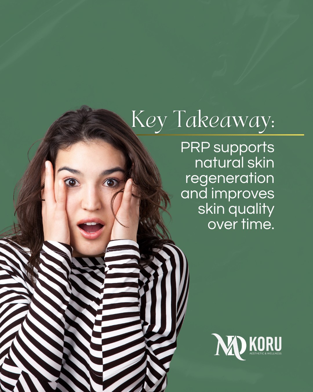MD Koru Aesthetic & Wellness Facebook ad from Mar 12, 2026