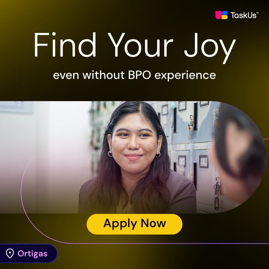 TaskUs Facebook ad