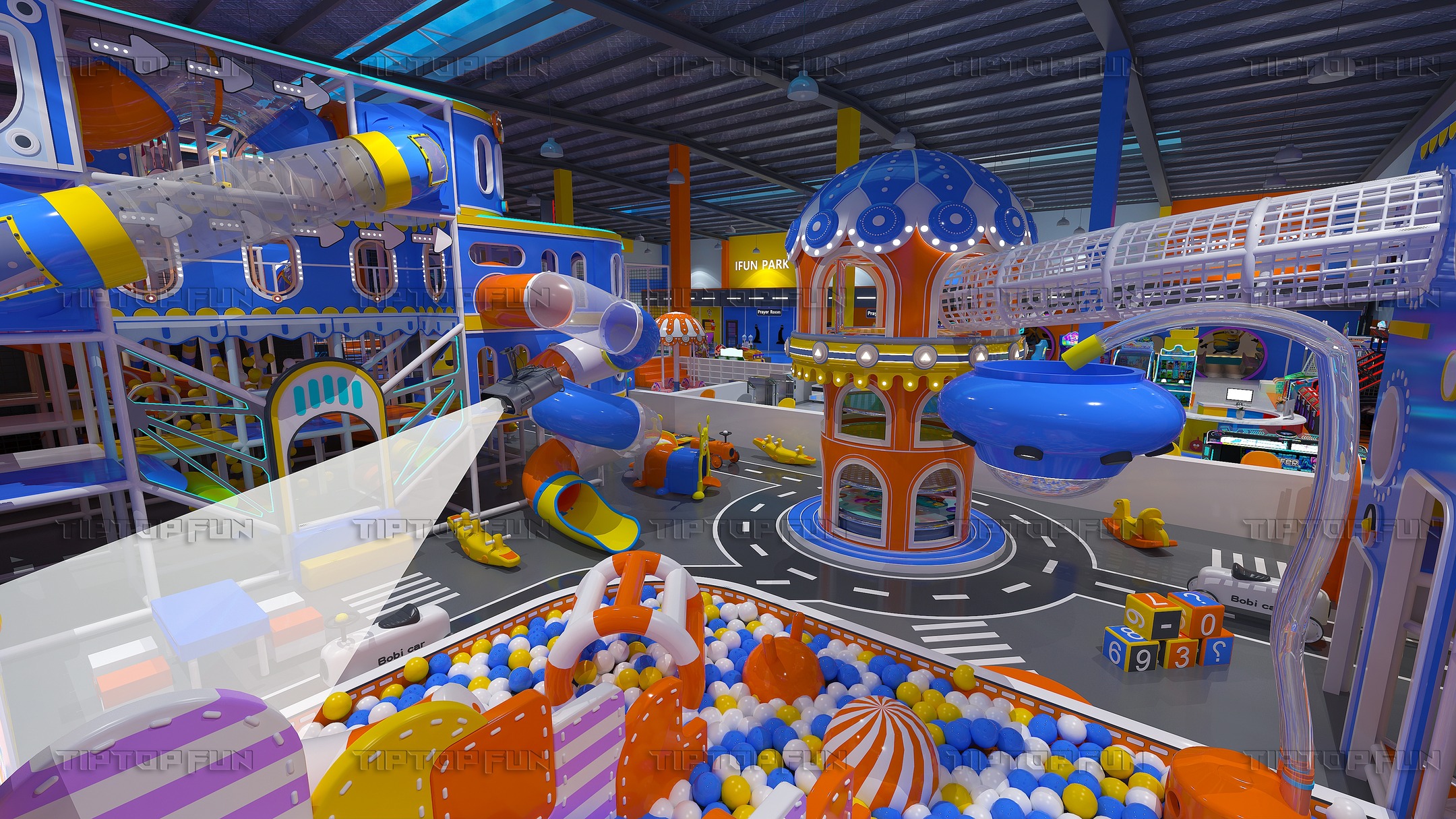 Indoor Amusement Specialist Facebook ad: Check out our 3D design for a fun…