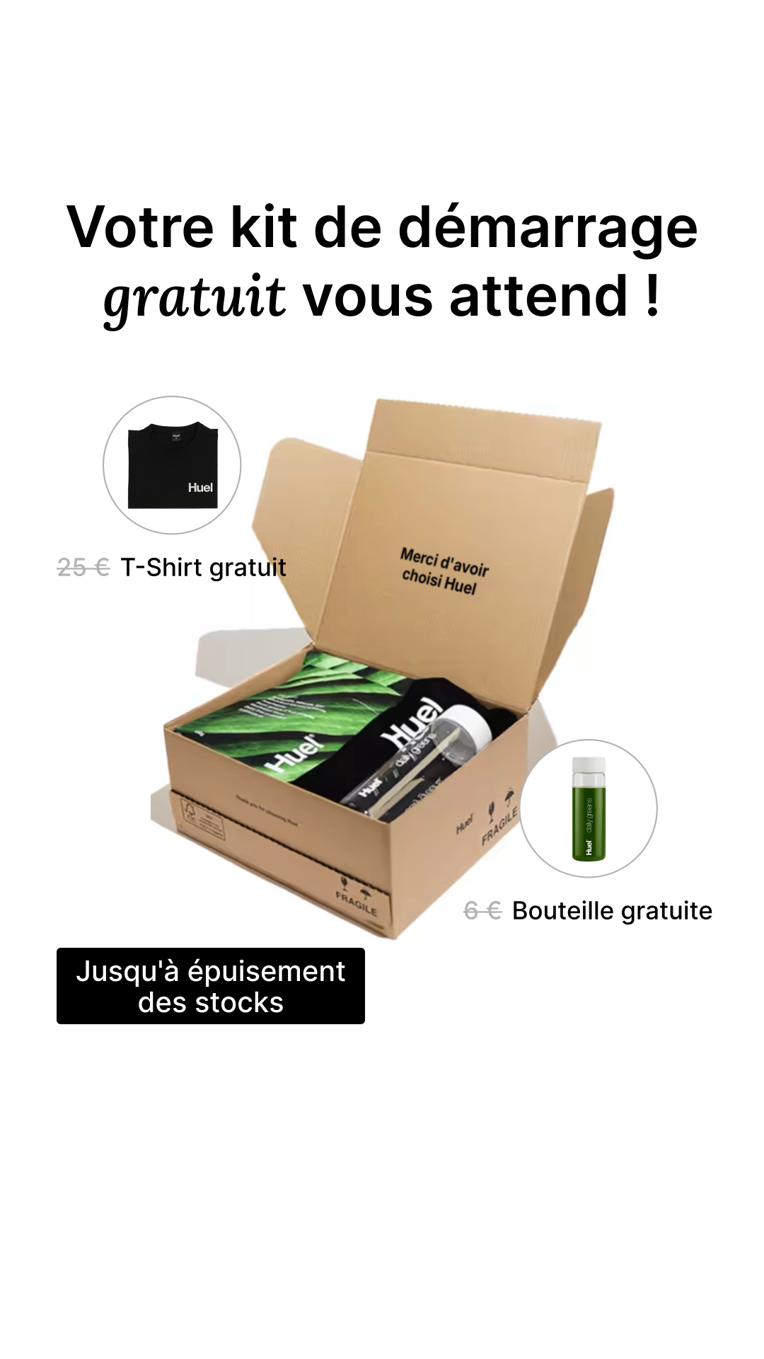 Huel Facebook ad