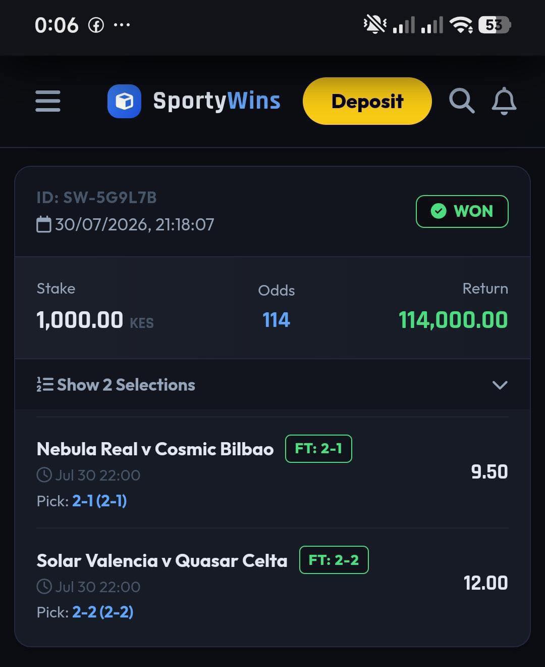 SportyWins Masters Facebook ad: Are you interested in pay afterwin?Sportywins Masters got…