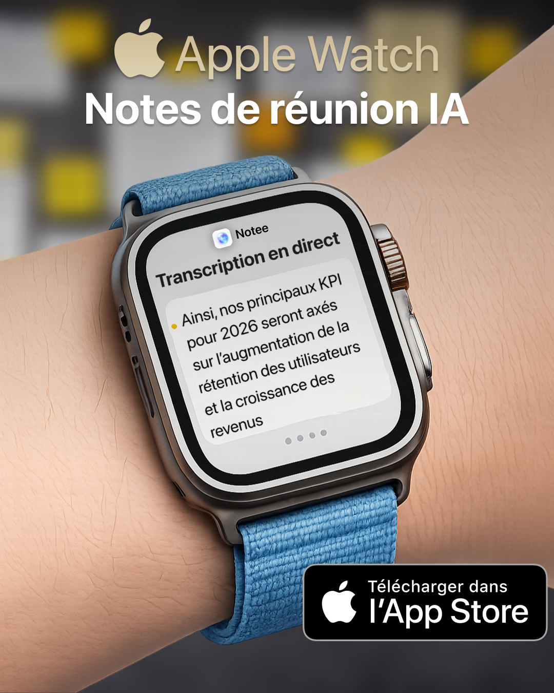 Notee: AI Note Taker Facebook ad
