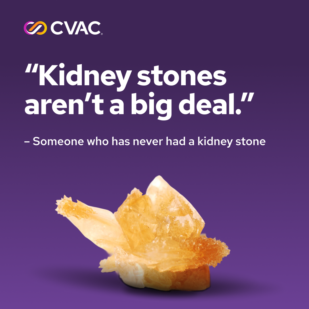 Calyxo, Inc. Facebook ad: Kidney stones ARE a big deal.