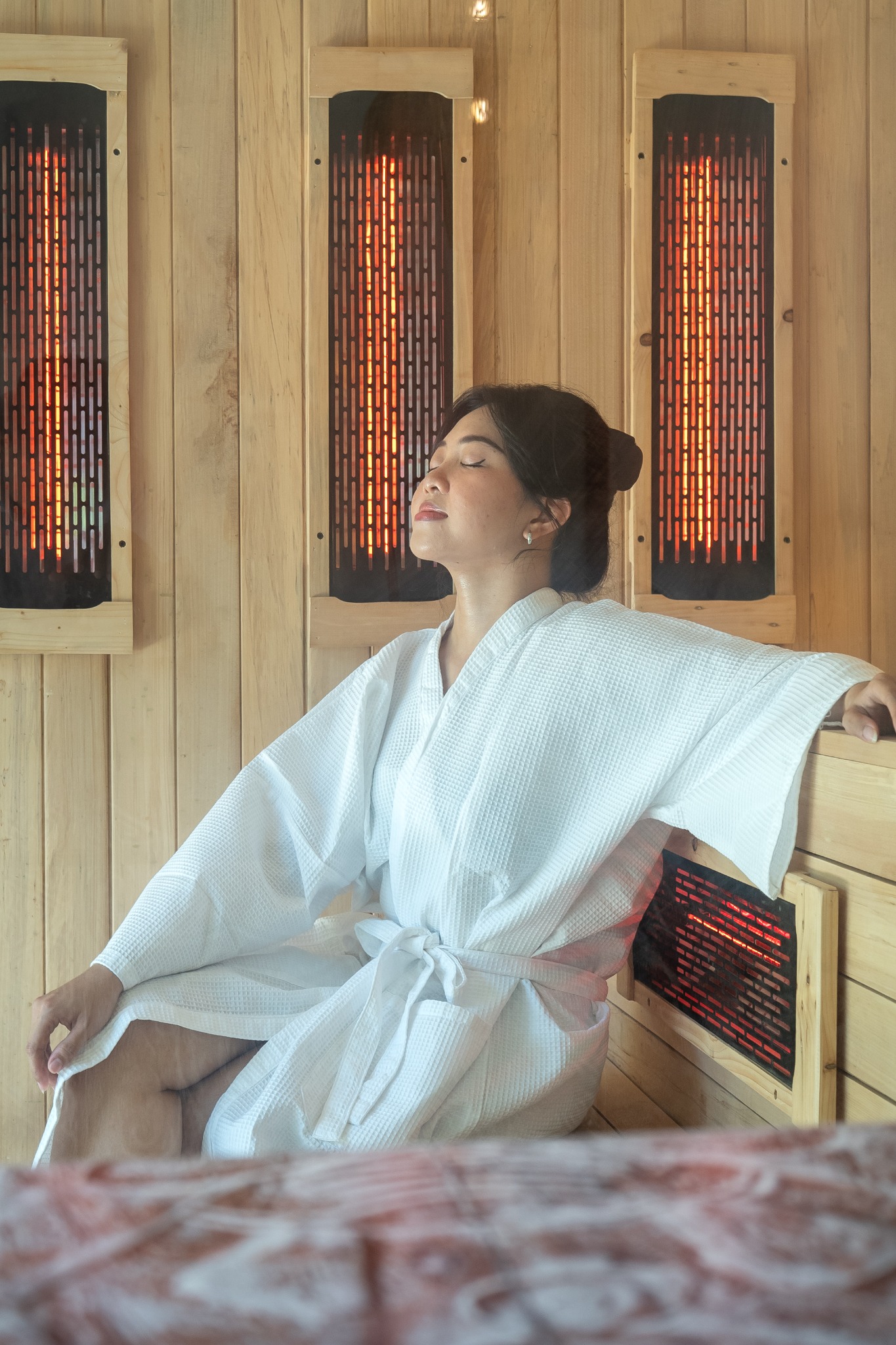 Heiwa Spa by Blue Karma Secrets Facebook ad: Discover the perfect balance of heat and cold…