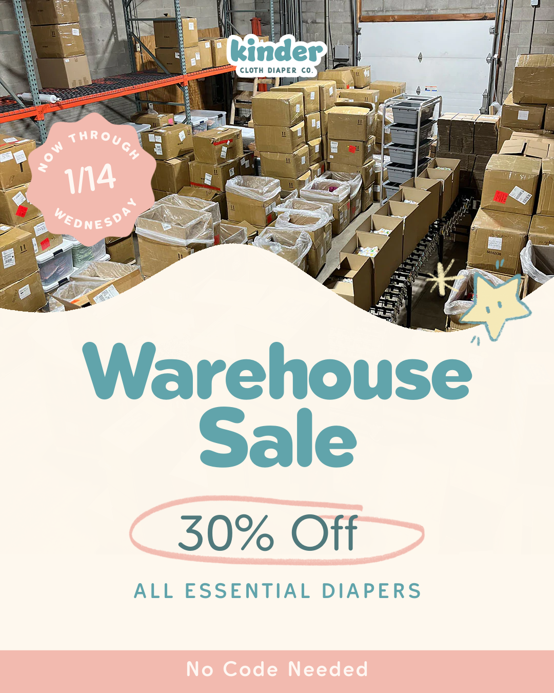 Kinder Cloth Diapers Facebook ad