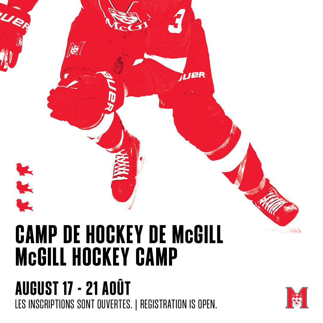 McGill Sports Camp Facebook ad: Camp de hockey